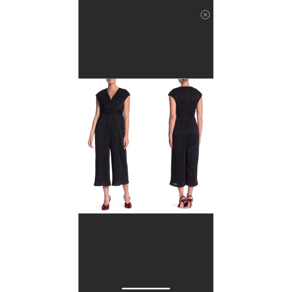 Maggy London metallic jumpsuit/romper